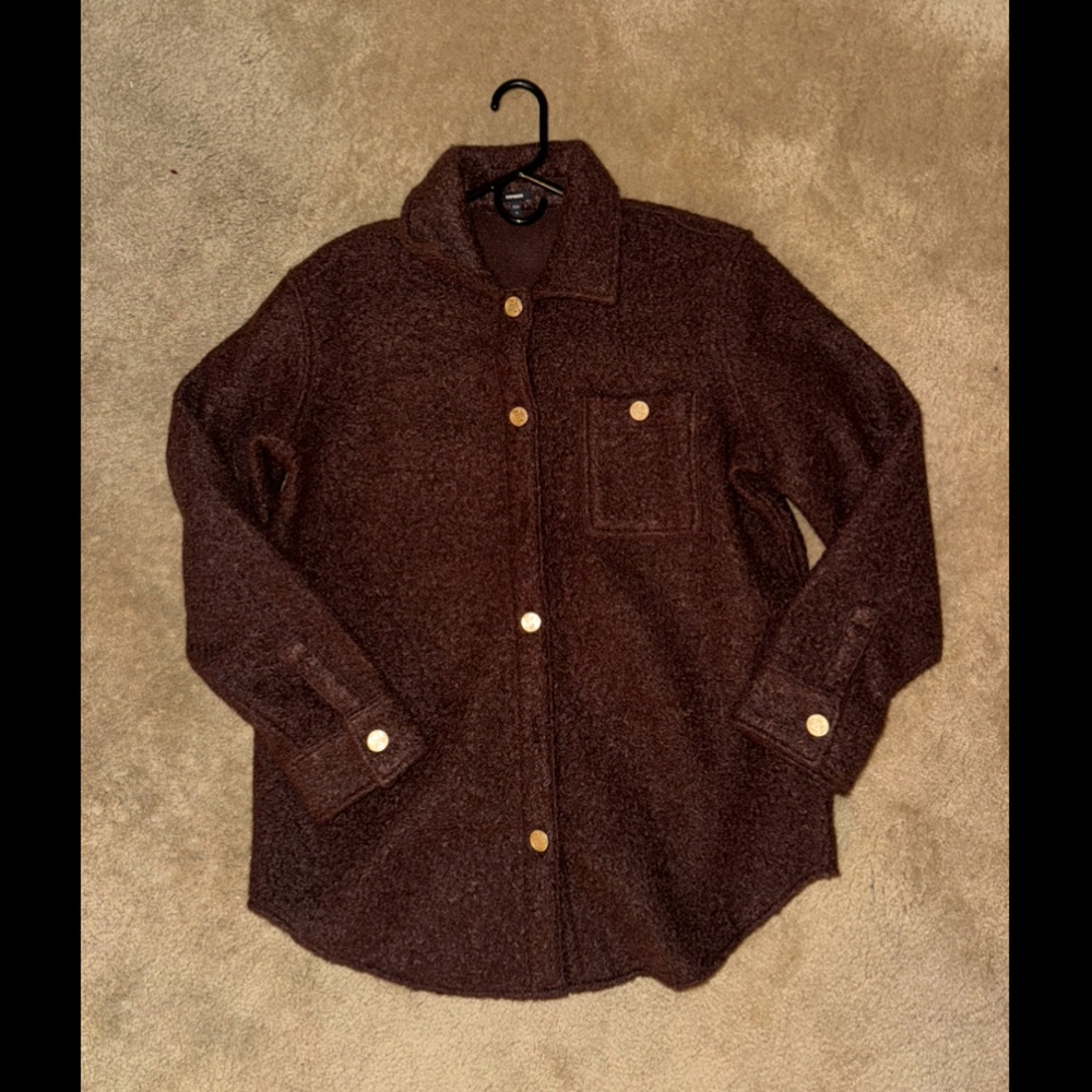 Mocha Brown Faux Fur Women’s Jacket